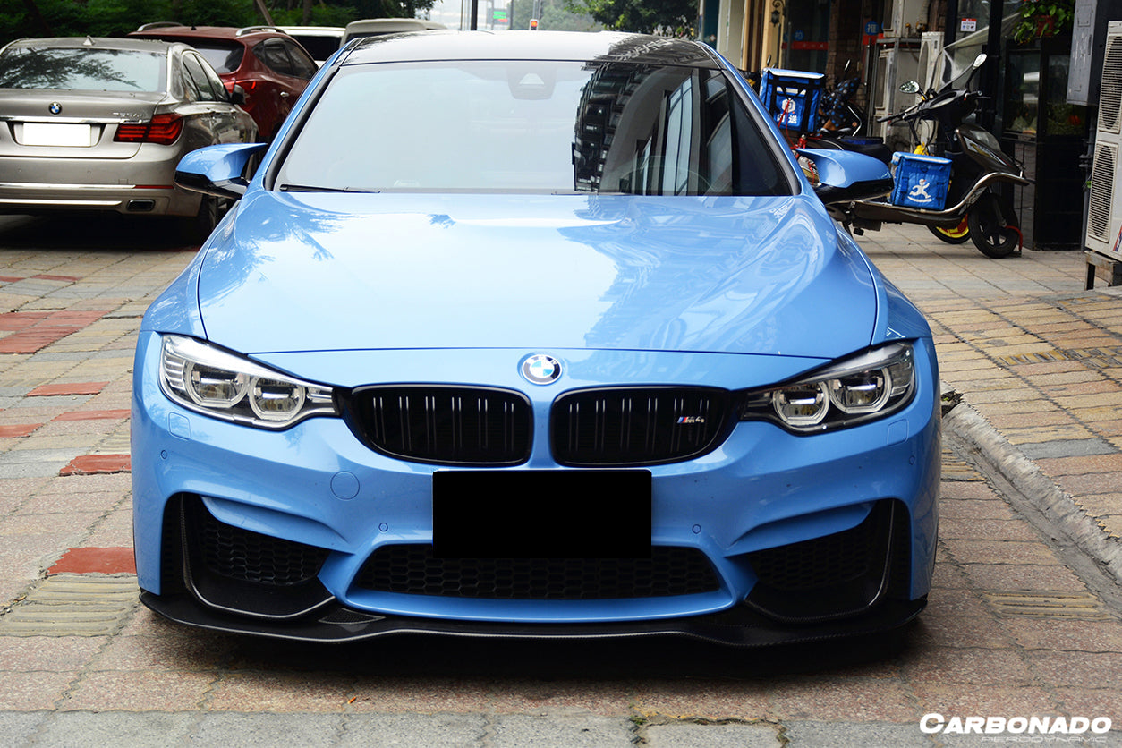 2014-2020 BMW M3 F80 & M4 F82 SM Style Front Lip - Carbonado