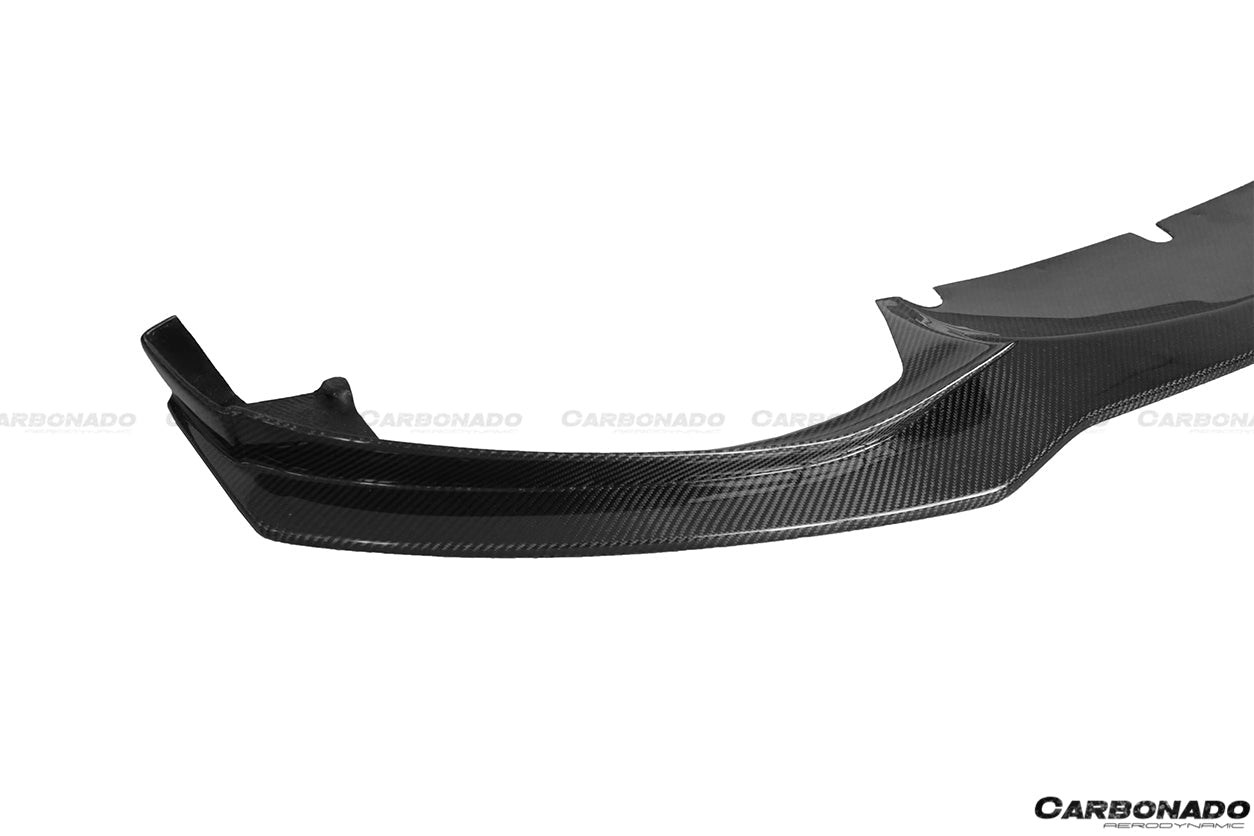 2014-2017 BMW 4 Series F32 F33 M Sport ECC Style Carbon Fiber Front Lip - Carbonado