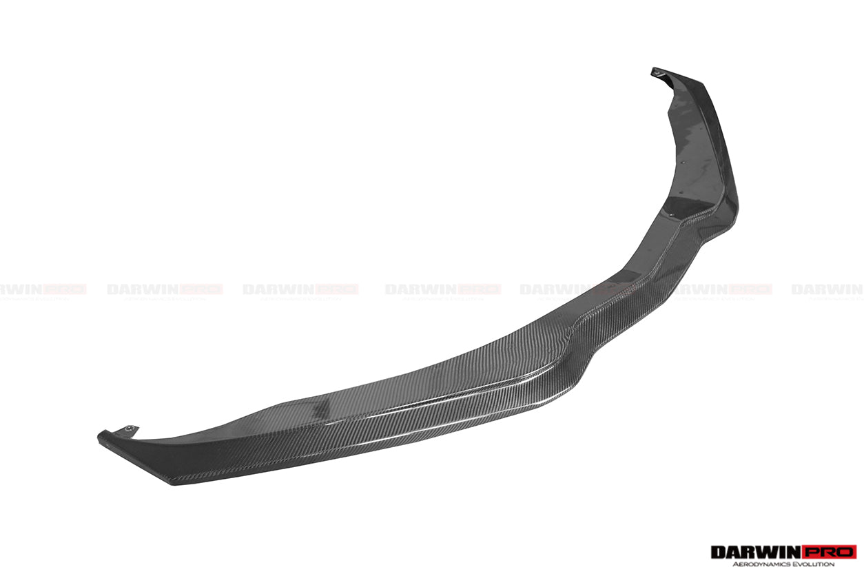 2013-2019 Corvette C7 Z51 Z06 Grandsport Carbon Fiber Satge3 Style Front Lip with Caps - DarwinPRO Aerodynamics