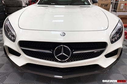 2015-2016 Mercedes Benz AMG GT/GTS Carbon Fiber Front Lip - DarwinPRO Aerodynamics