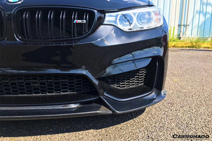 2014-2020 BMW M3 F80 & M4 F82 VA Style Carbon Fiber Front Lip - Carbonado