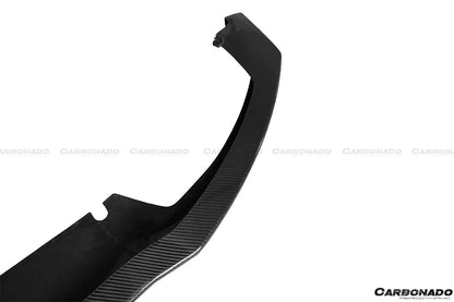 2014-2017 BMW 4 Series F32 F33 M Sport ECC Style Carbon Fiber Front Lip - Carbonado
