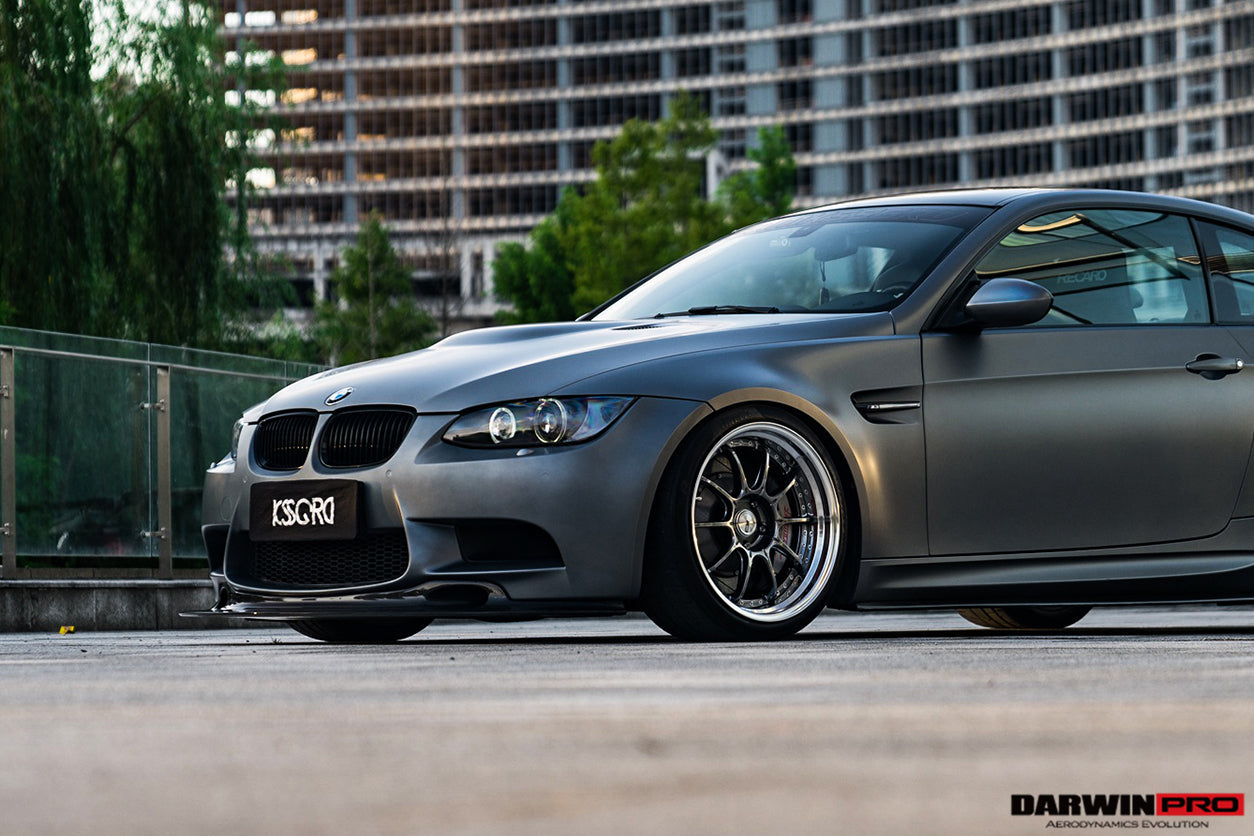 2008-2012 BMW M3 E90/E92/E93 GT4 Style Carbon Fiber Lip - DarwinPRO Aerodynamics