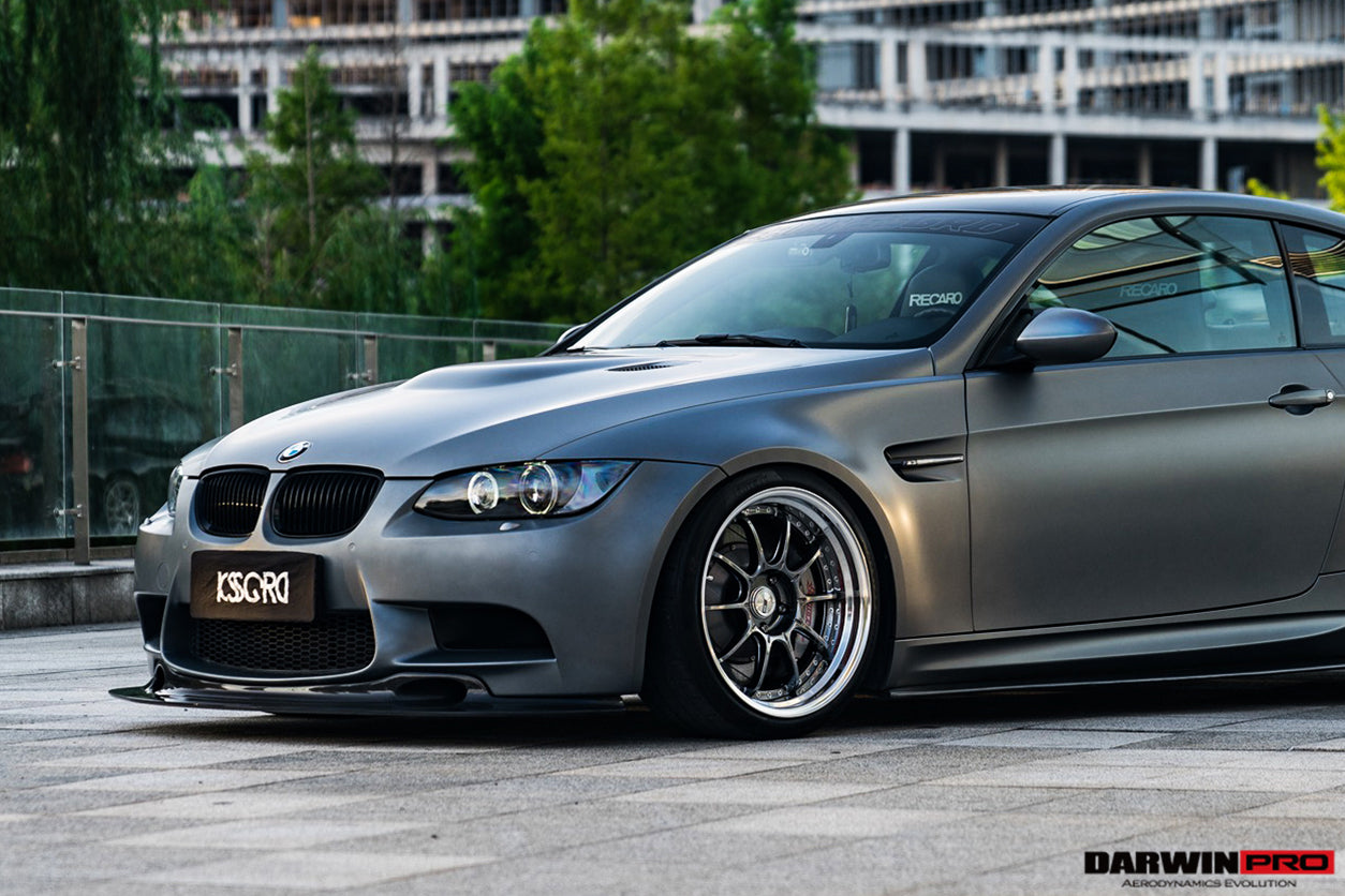 2008-2012 BMW M3 E90/E92/E93 GT4 Style Carbon Fiber Lip - DarwinPRO Aerodynamics