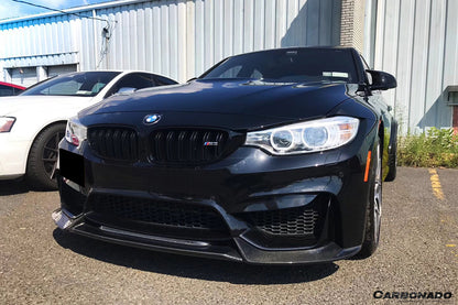 2014-2020 BMW M3 F80 & M4 F82 VA Style Carbon Fiber Front Lip - Carbonado