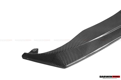 2013-2019 Corvette C7 Z51 Z06 Grandsport Carbon Fiber Satge3 Style Front Lip with Caps - DarwinPRO Aerodynamics