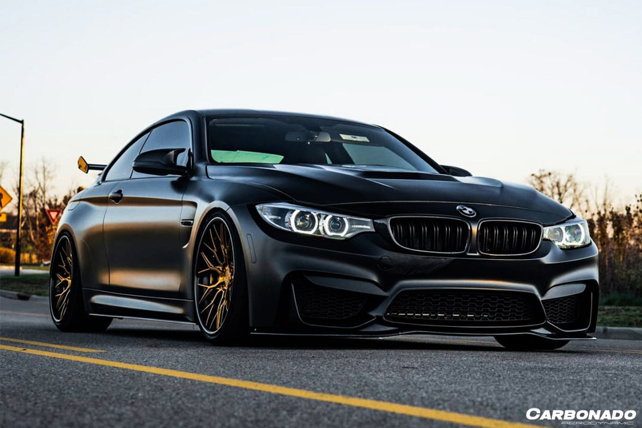 2014-2020 BMW M3 F80 & M4 F82 SM Style Front Lip - Carbonado