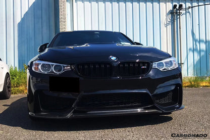 2014-2020 BMW M3 F80 & M4 F82 VA Style Carbon Fiber Front Lip - Carbonado