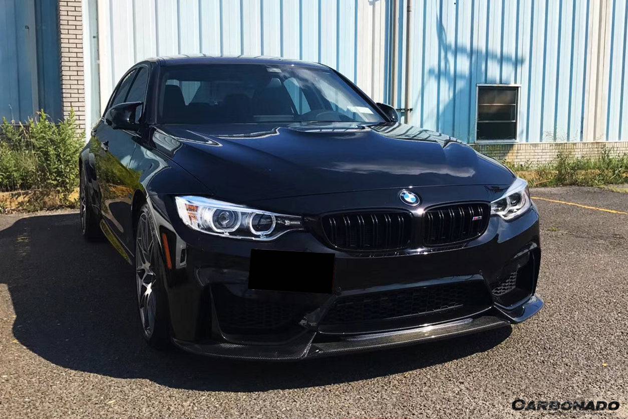 2014-2020 BMW M3 F80 M4 F82 VA Style Carbon Fiber Front Lip - Carbonado Aero