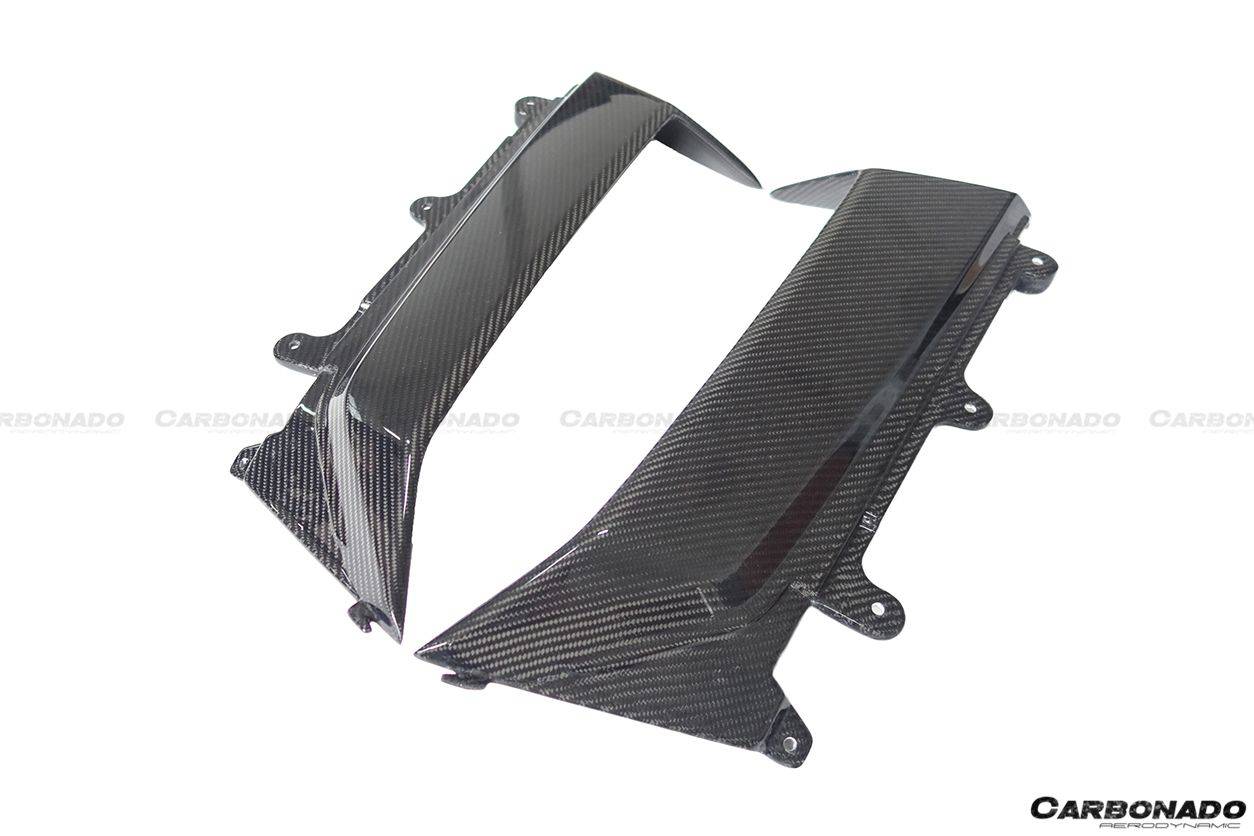 2011-2016 Lamborghini Aventador LP700 Coupe OEM Style Carbon Fiber Quarter Panel Fender Vent Outside - Carbonado Aero