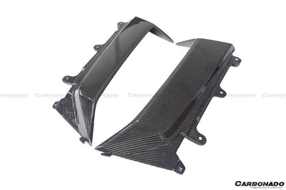 2011-2016 Lamborghini Aventador LP700 Coupe OEM Style Carbon Fiber Quarter Panel Fender Vent Outside - Carbonado Aero