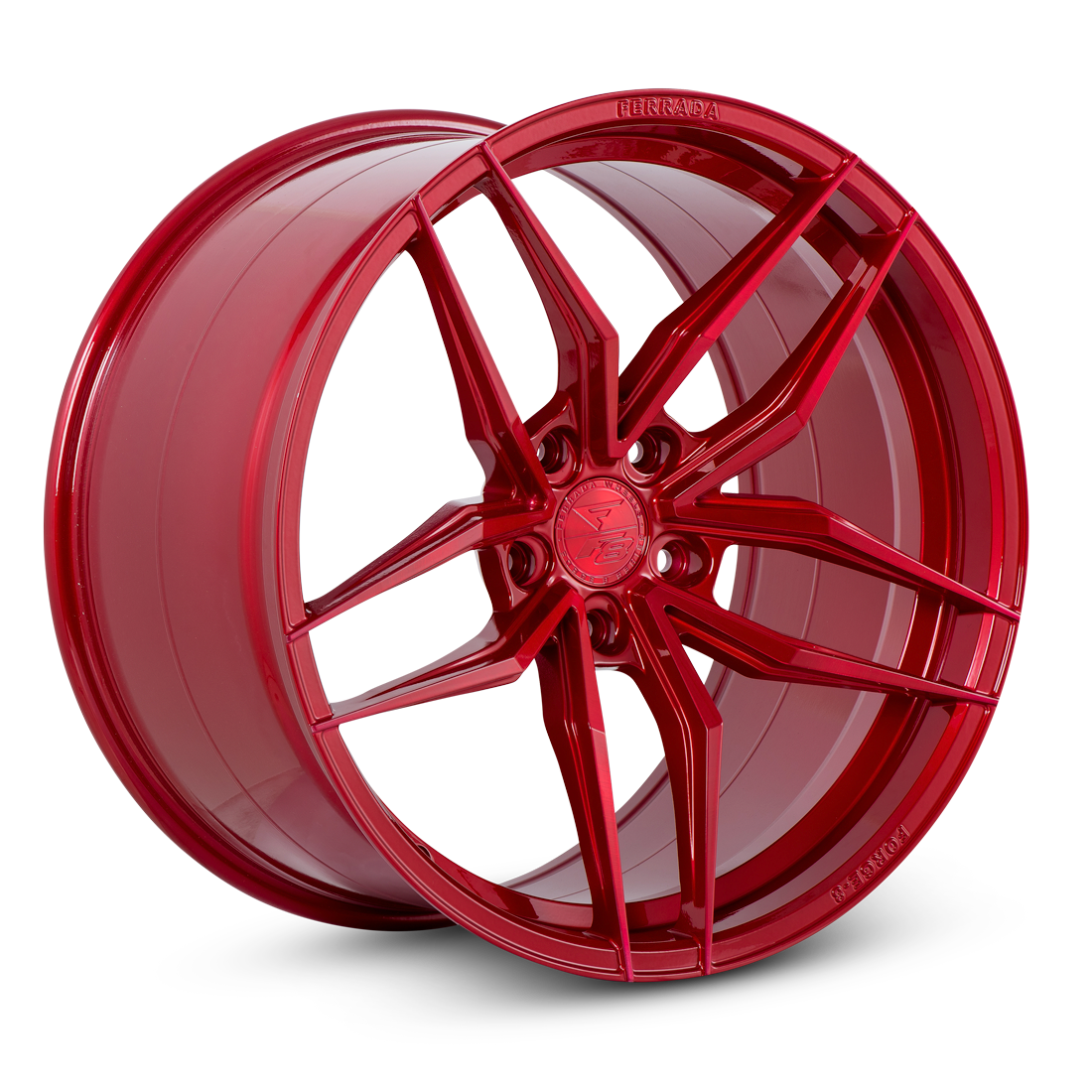 Ferrada FR5 Brushed Rouge wheel