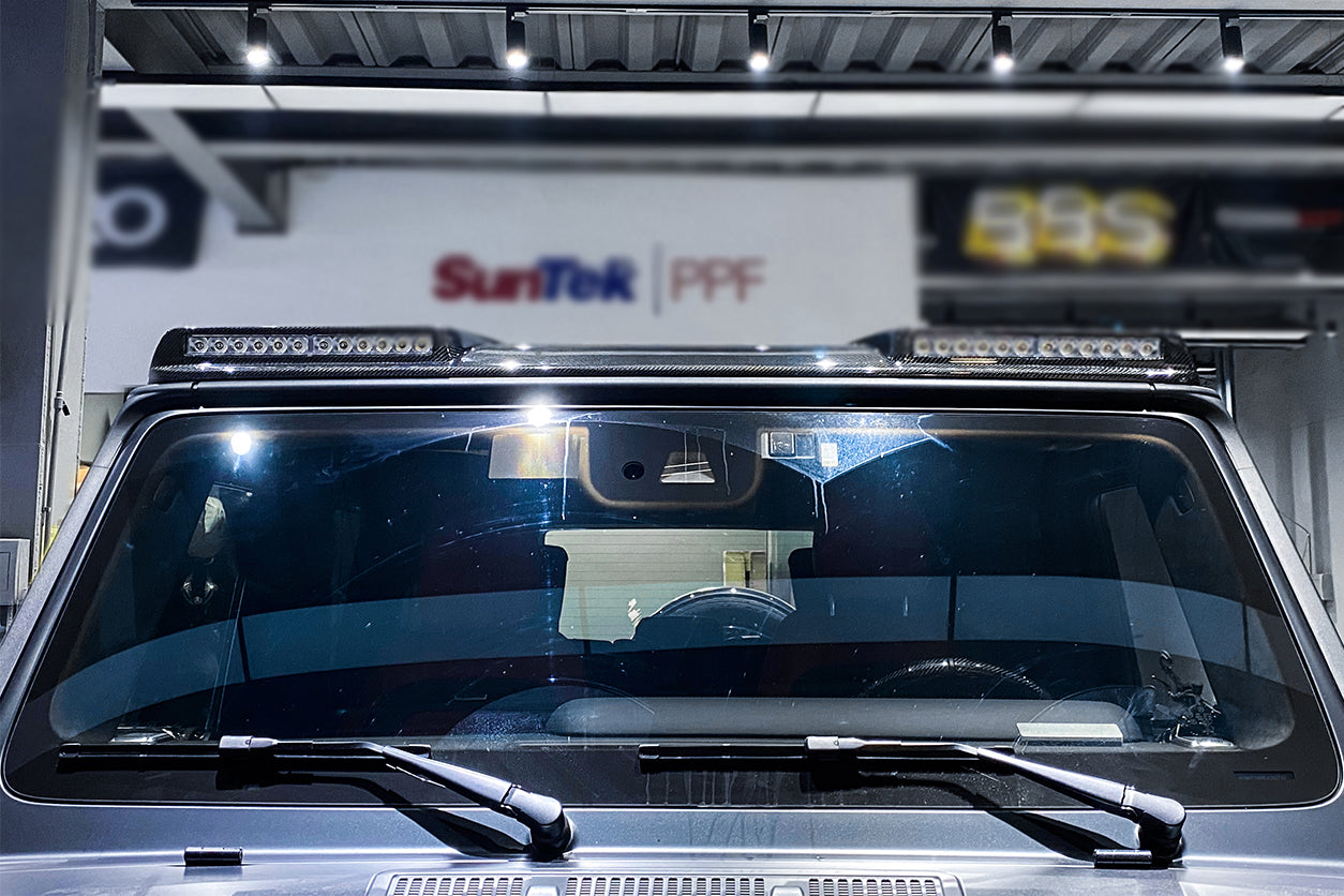 2019-2023 Mercedes Benz G-Class W464 G-Wagon BR Style Front Roof Spoiler - Carbonado