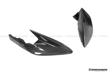 2018-2021 McLaren 600LT Carbon Fiber Front Bumper Side Splitter - Carbonado Aero