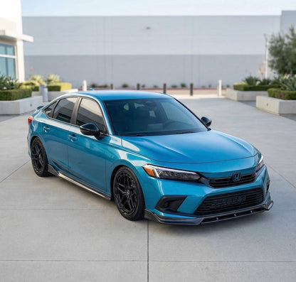 F1R FS5 Gloss Black on blue Honda, installation example