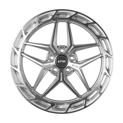 F1R FS5 Machine Silver wheel front view