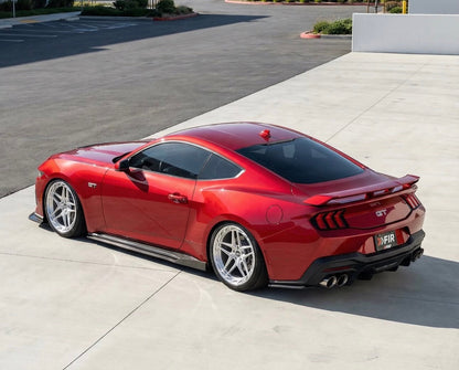 F1R FS5 Machine Silver on red Mustang, installation example