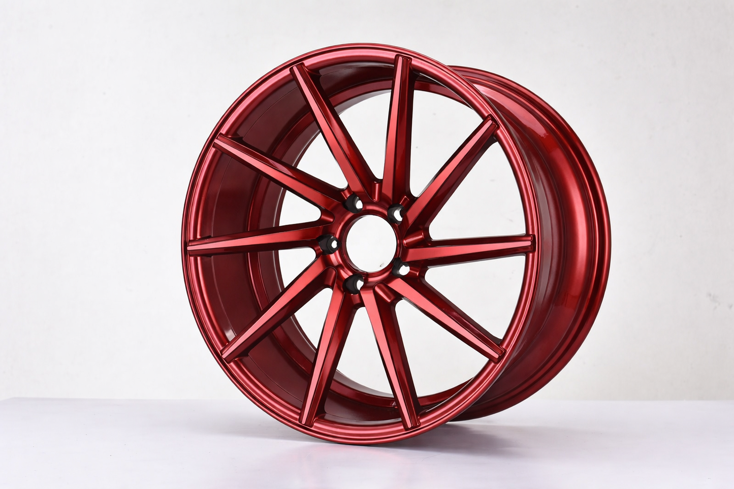 E013 Red 19x9.5 ET35 5.114 - Square Set (4 Wheels)