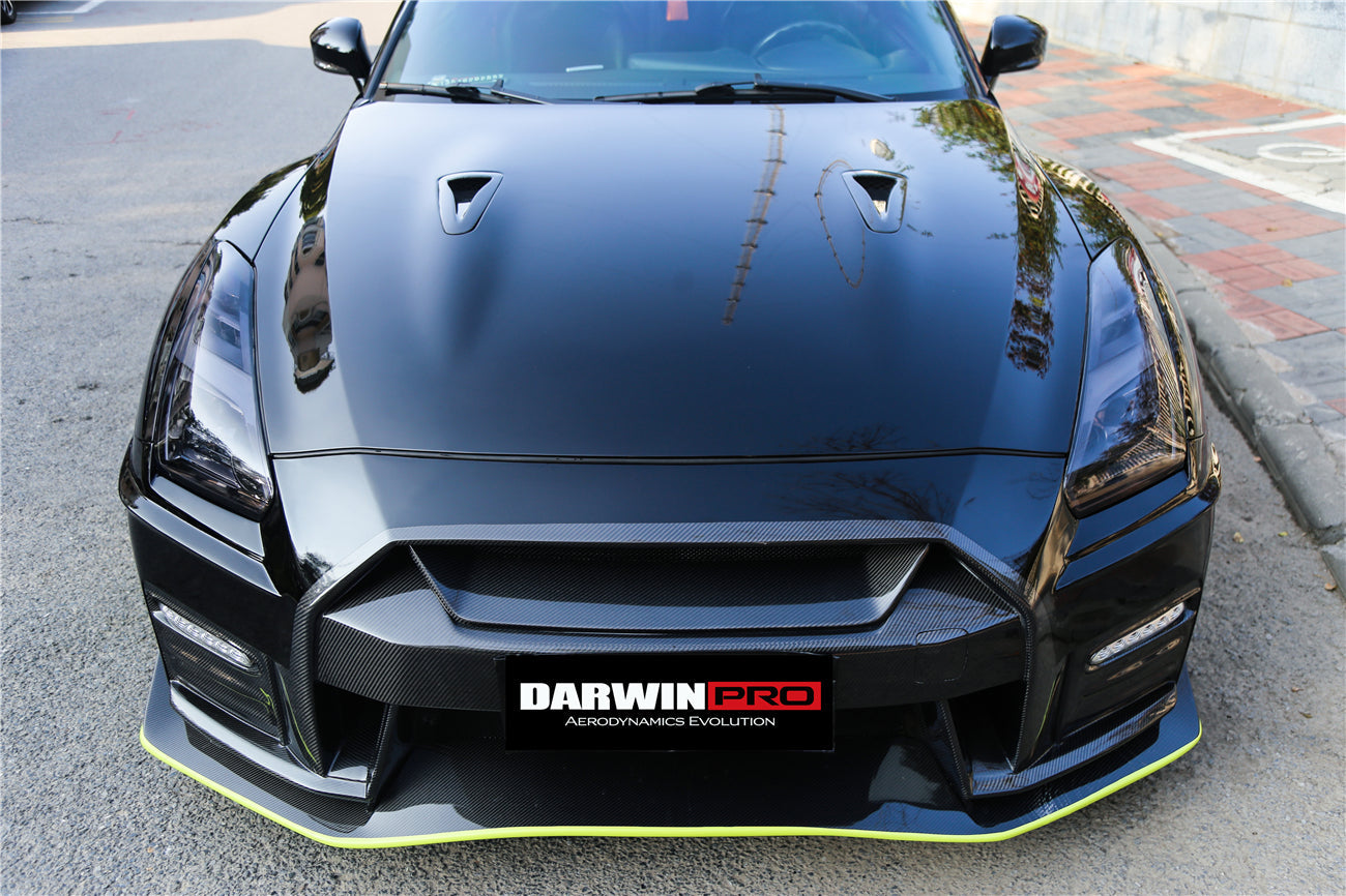2008-2016 Nissan GTR R35 CBA/DBA Ver17 NSM Style Partial Carbon Fiber Full Body Kit - DarwinPRO Aerodynamics