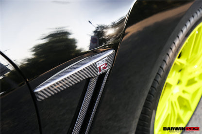 2008-2022 Nissan GTR R35 CBA/DBA/EBA Carbon Fiber Fender Vents - DarwinPRO Aerodynamics