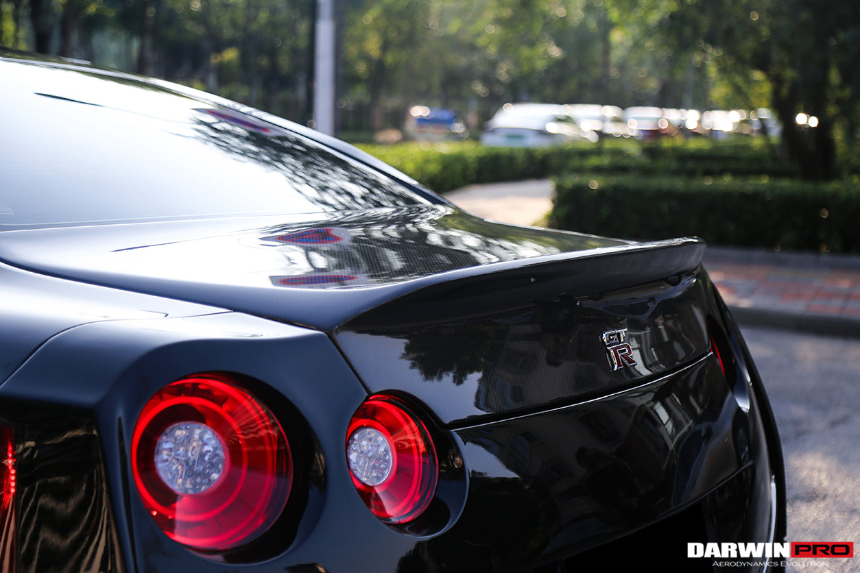 2008-2022 Nissan GTR R35 CBA/DBA/EBA DLK Style Carbon Fiber Trunk - DarwinPRO Aerodynamics