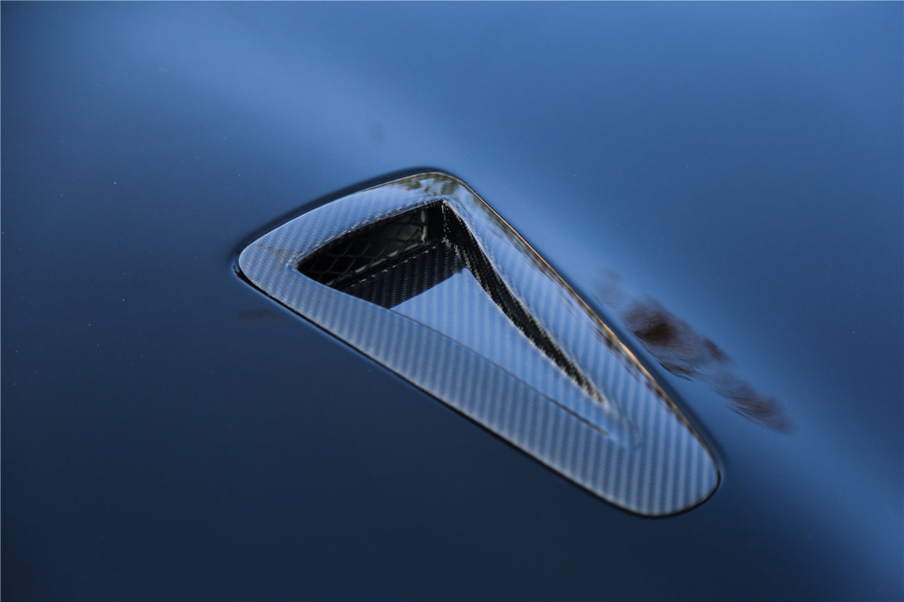 2008-2022 Nissan GTR R35 CBA & DBA & EBA Carbon Fiber Hood Scoop (4 PCS) - DarwinPRO Aerodynamics