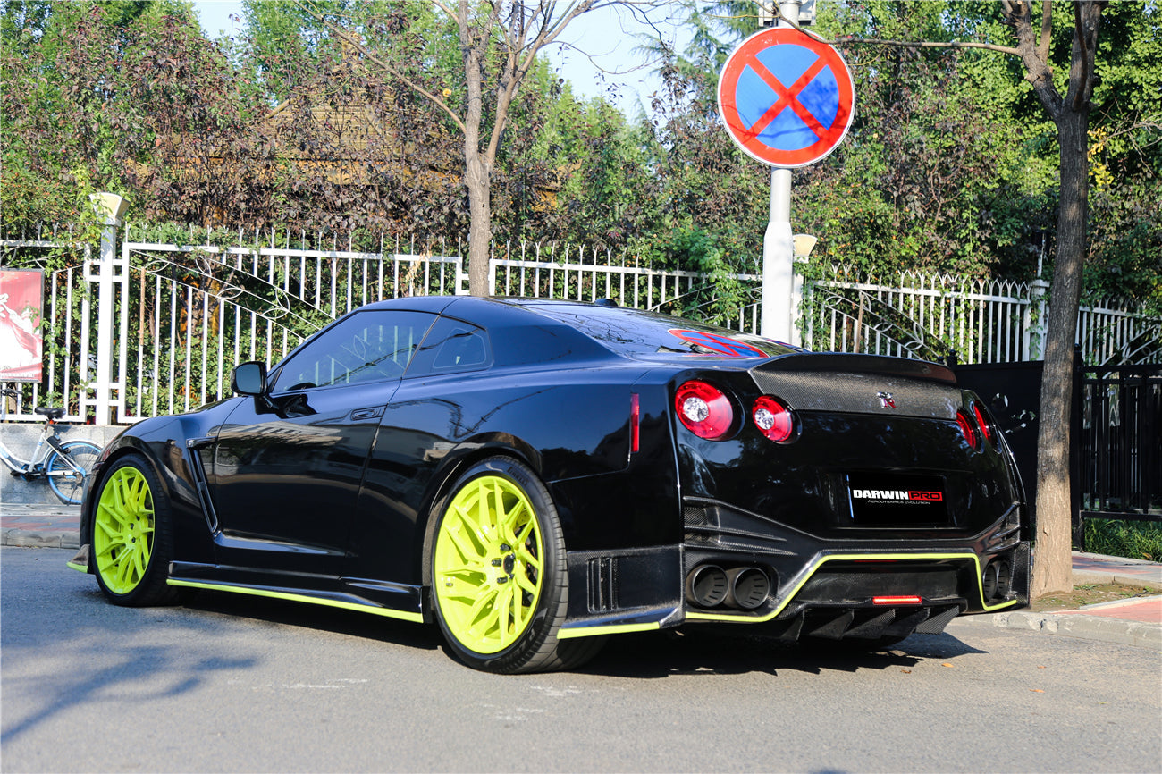2008-2022 Nissan GTR R35 CBA/DBA NSM Style Carbon Fiber Side Skirts - DarwinPRO Aerodynamics
