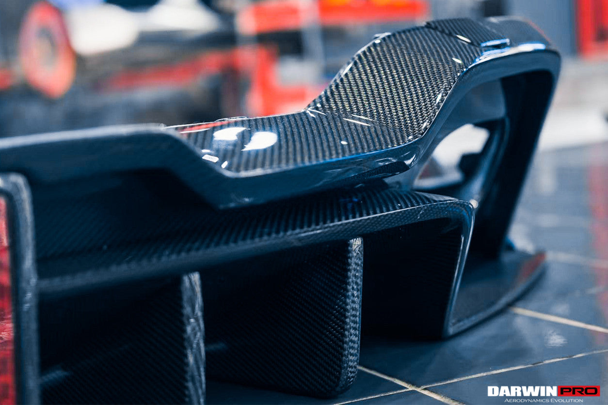 2019-2023 BMW 3 Series G20/G28 BKSS Style Carbon Fiber Rear Diffuser (With 4 Exhaust tips) - DarwinPRO Aerodynamics