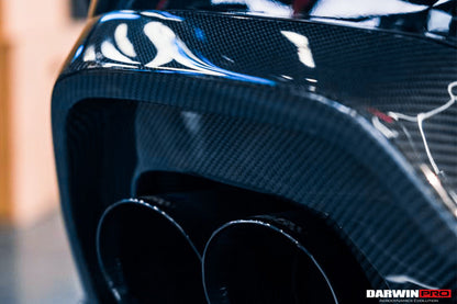 2019-2023 BMW 3 Series G20/G28 BKSS Style Carbon Fiber Rear Diffuser (With 4 Exhaust tips) - DarwinPRO Aerodynamics