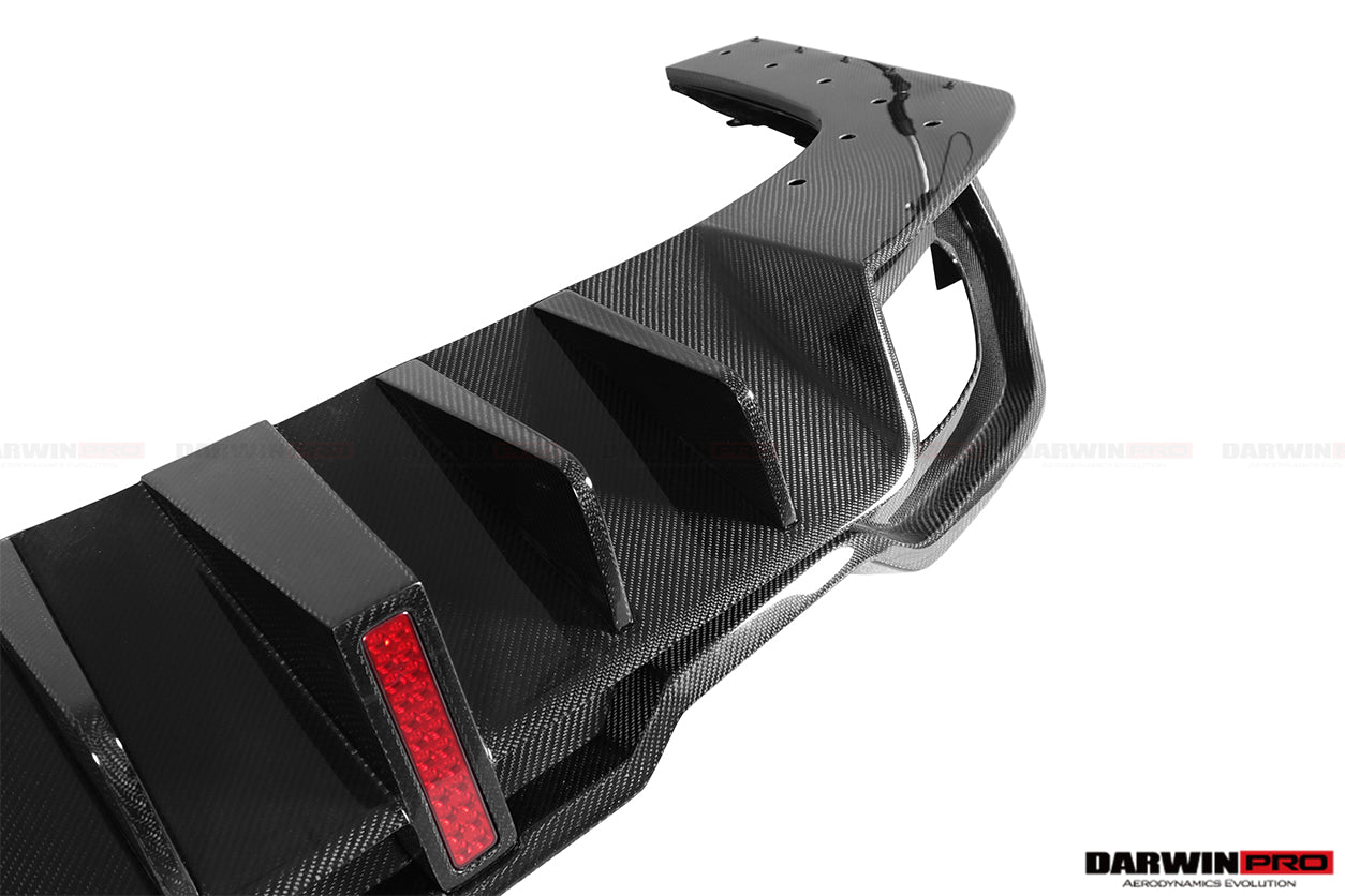 2019-2023 BMW 3 Series G20/G28 BKSS Style Carbon Fiber Rear Diffuser - DarwinPRO Aerodynamics