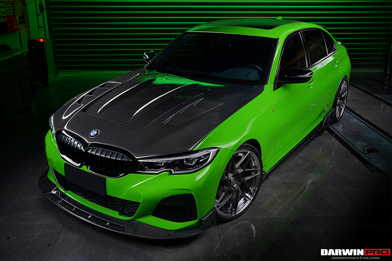 2019-2023 BMW 3 Series G20/G28 BKSS Style Carbon Fiber Front Lip - DarwinPRO Aerodynamics
