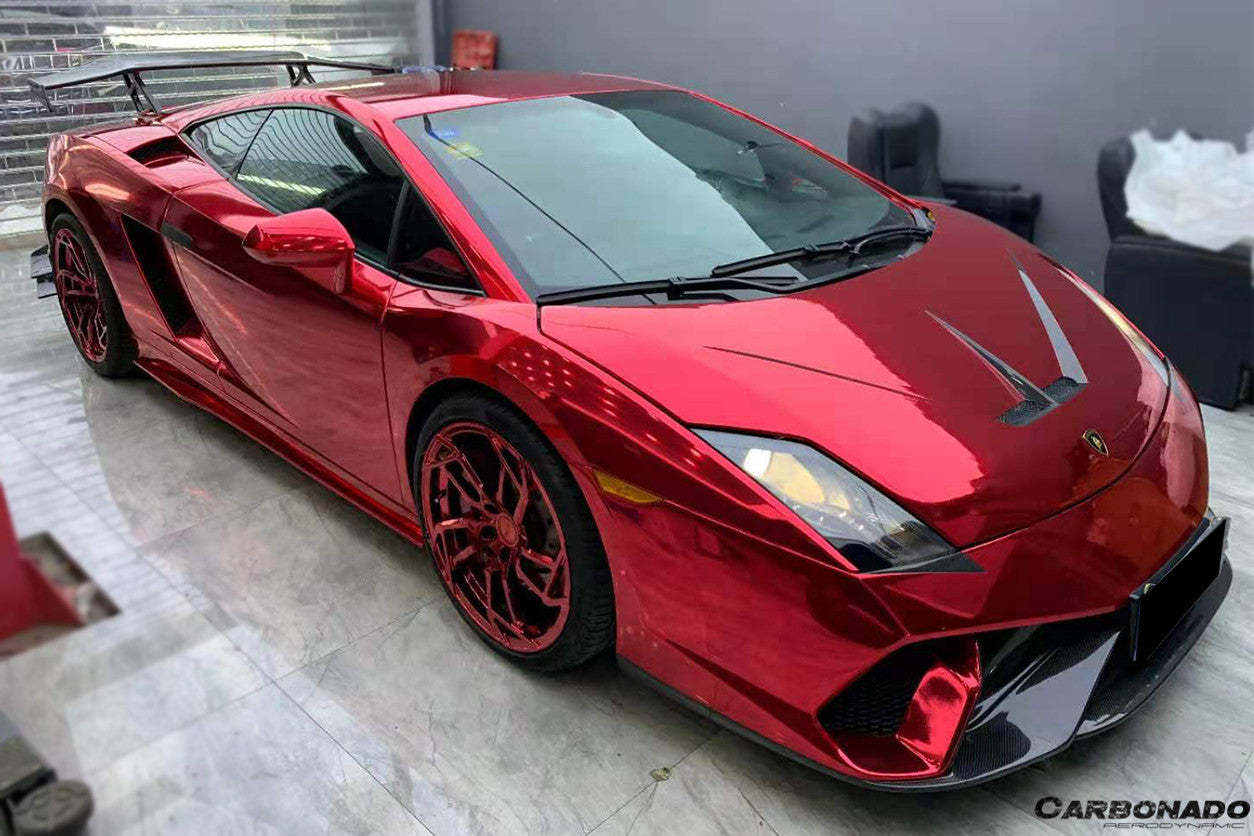 2004-2014 Lamborghini Gallardo LP570 Style Side Skirts - DarwinPRO Aerodynamics