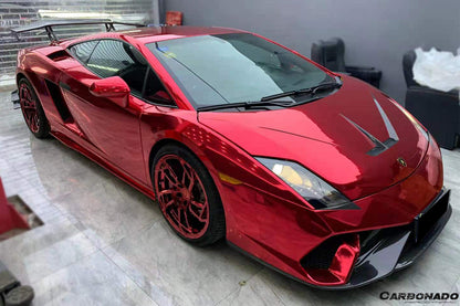 2004-2014 Lamborghini Gallardo LP570 Style Side Skirts - DarwinPRO Aerodynamics