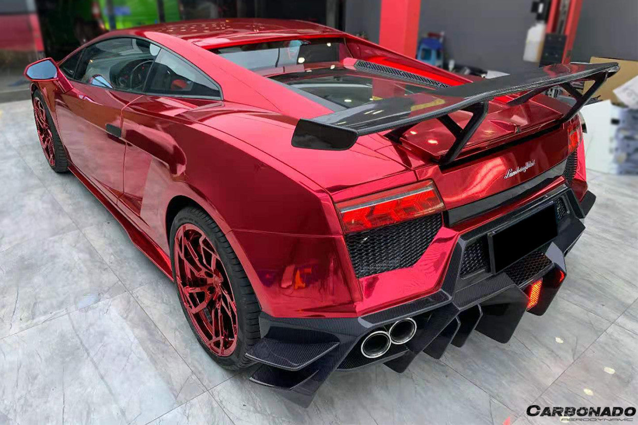 2004-2014 Lamborghini Gallardo LP570 Style Side Skirts - DarwinPRO Aerodynamics