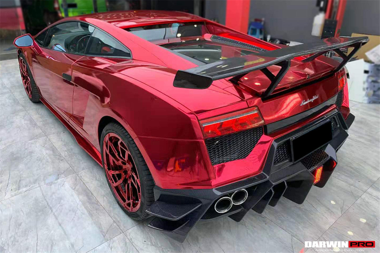 2009-2014 Lamborghini Gallardo BKSS Style Rear Bumper - DarwinPRO Aerodynamics
