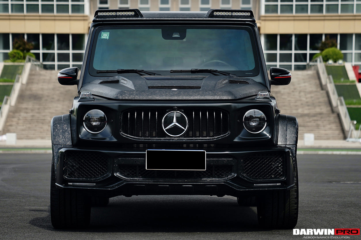 2019-2023 Mercedes Benz W464 G-Class G Wagon G500/G550/G63AMG IMP Performance Partial Carbon Fiber Hood - DarwinPRO Aerodynamics
