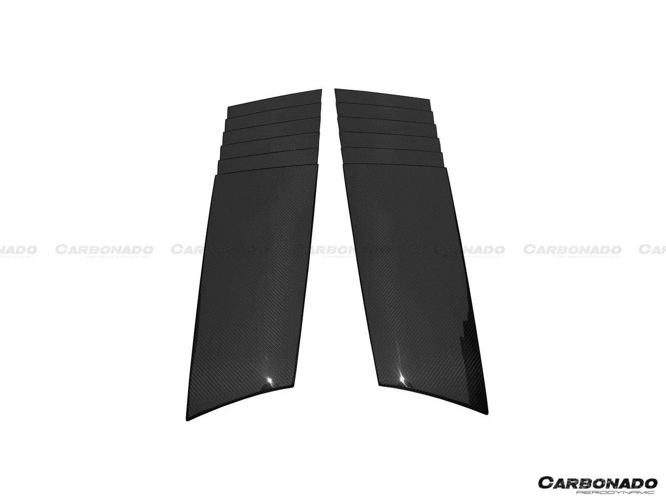 2004-2008 Lamborghini Gallardo Coupe OEM Style Carbon Fiber Heat Extract - Carbonado Aero