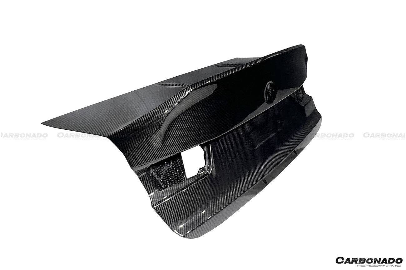 2021-UP BMW M4 G82 Coupe CS Style Dry Double Carbon Fiber Trunk - Carbonado Aero