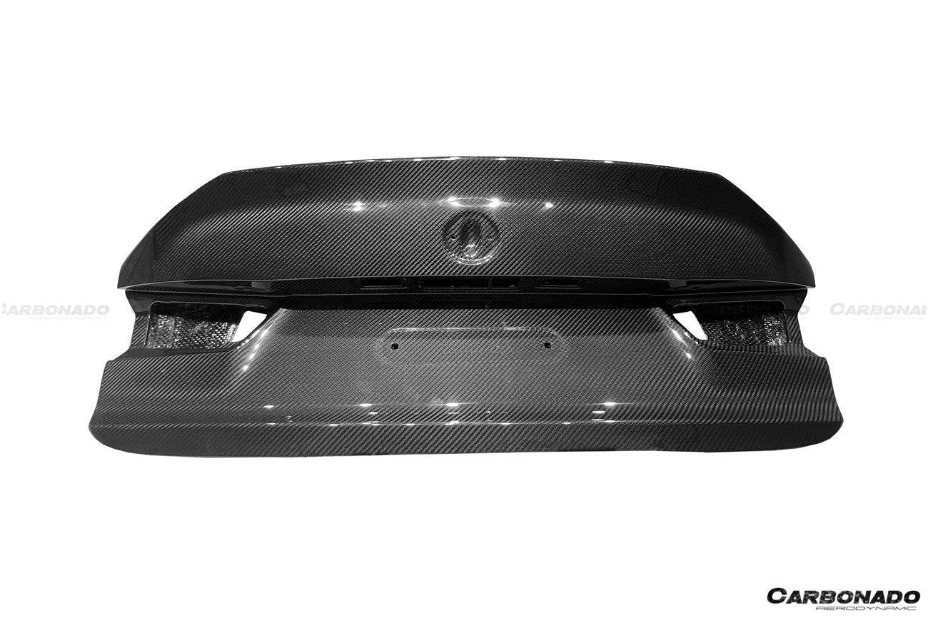 2021-UP BMW M3 G80 Sedan Only CS Style Dry Double Carbon Fiber Trunk - Carbonado Aero