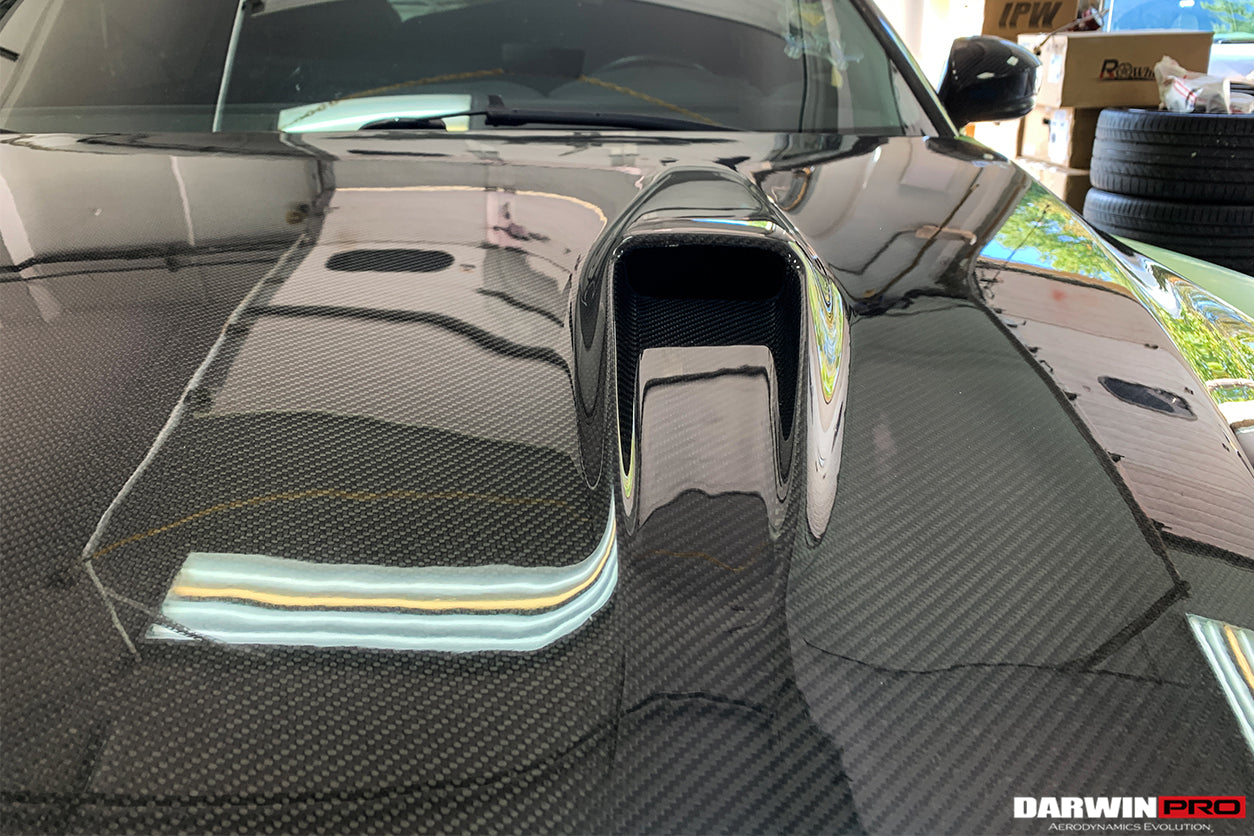 2008-2016 Nissan GTR R35 CBA/DBA BSE Style Carbon Fiber Hood - DarwinPRO Aerodynamics