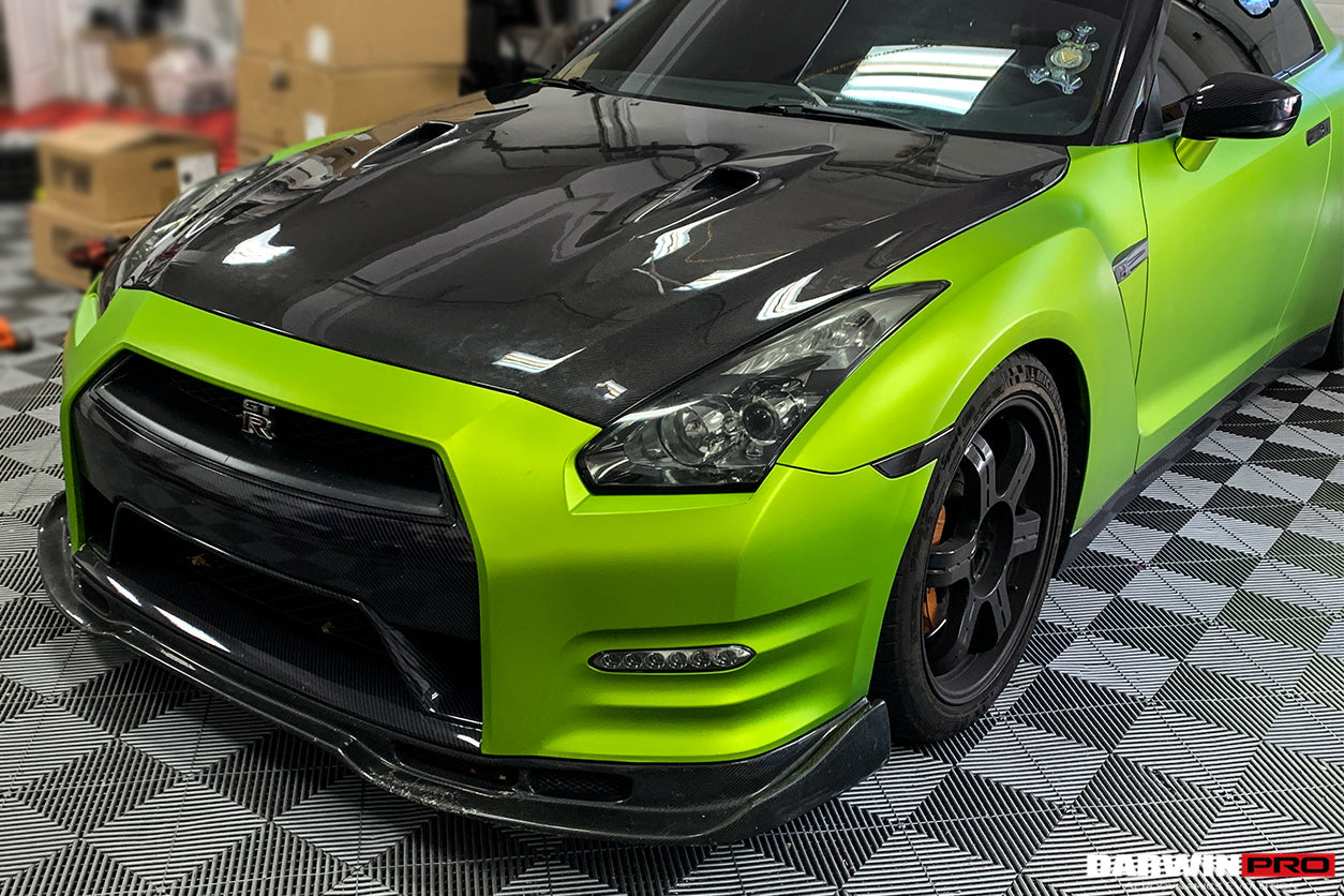 2012-2016 Nissan GTR R35 DBA BSE Style Carbon Fiber Front Lip - DarwinPRO Aerodynamics
