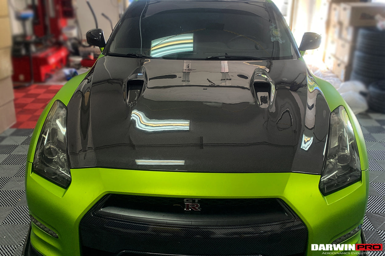 2012-2016 Nissan GTR R35 DBA BSE Style Carbon Fiber Front Lip - DarwinPRO Aerodynamics