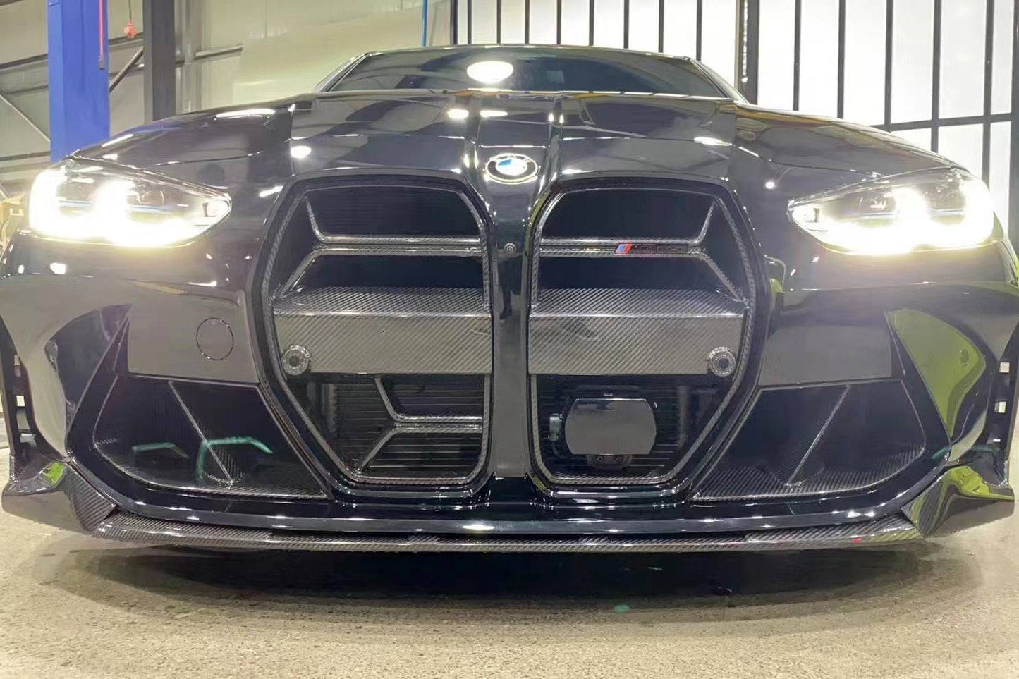 2021-UP BMW M3 G80 M4 G82 & G83 CS Style DRY Carbon Fiber Grille (FOR ACC CAR) - Carbonado