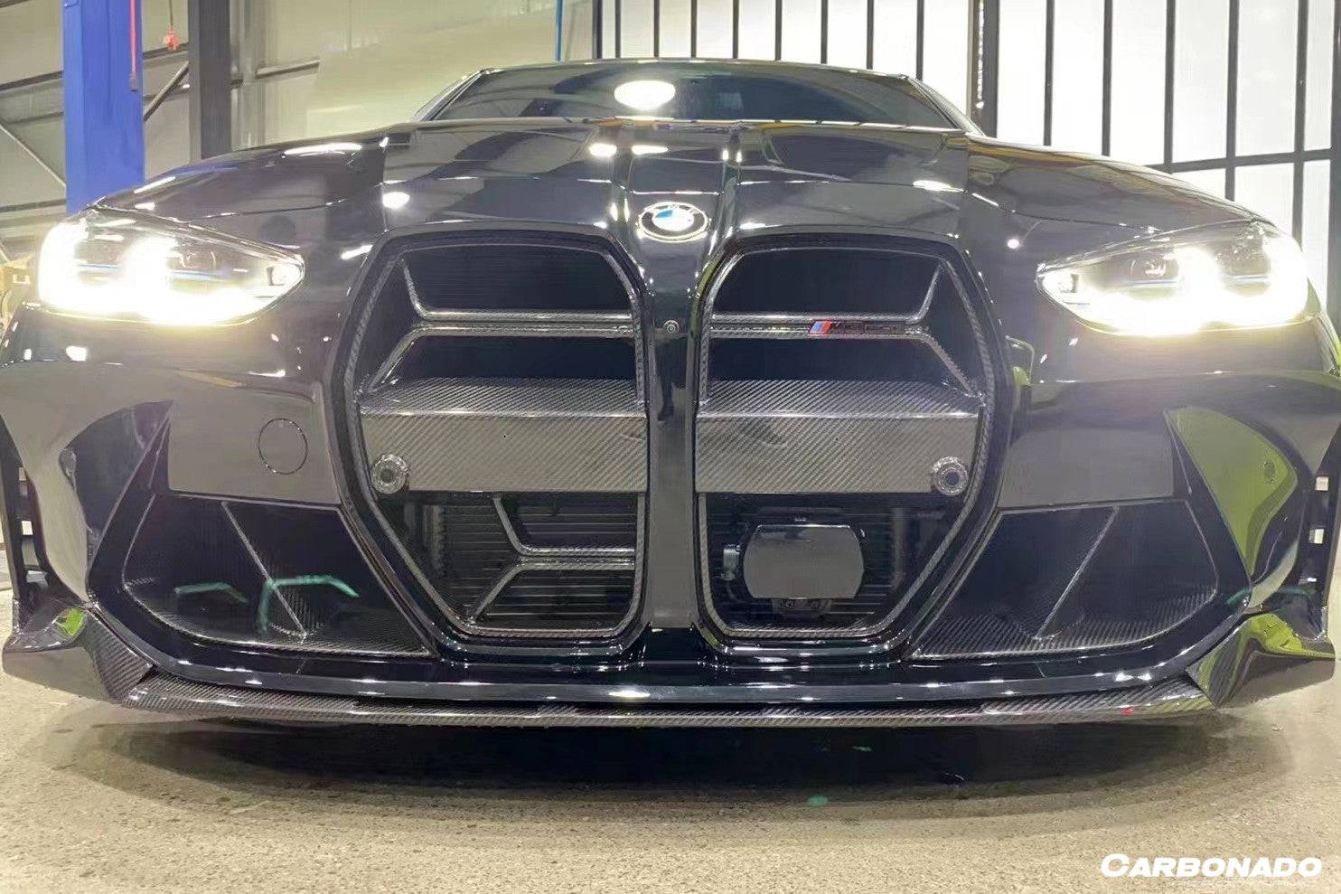 2021-UP BMW M3 G80 M4 G82 & G83 CS Style DRY Carbon Fiber Grille (FOR ACC CAR) - Carbonado