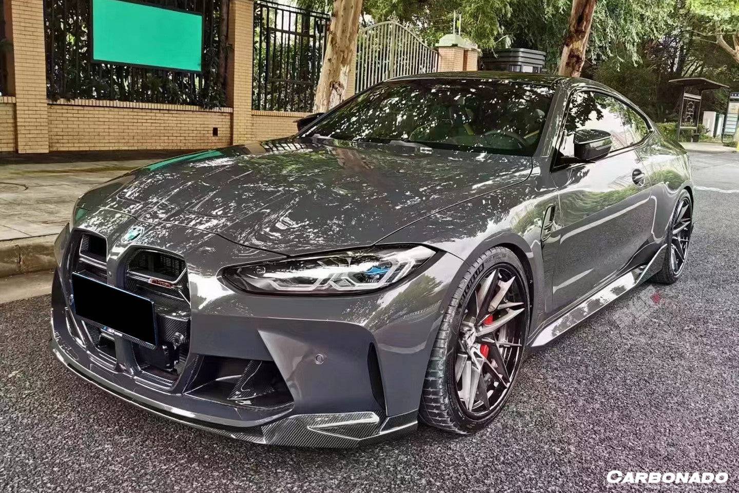 2021-UP BMW M3 G80 M4 G82/G83 CS Style DRY Carbon Fiber Grill (FOR ACC CAR) - Carbonado Aero