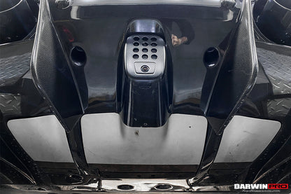 2015-2020 Ferrari 488 GTB Pista Style Rear Bumper & Wing - DarwinPRO Aerodynamics