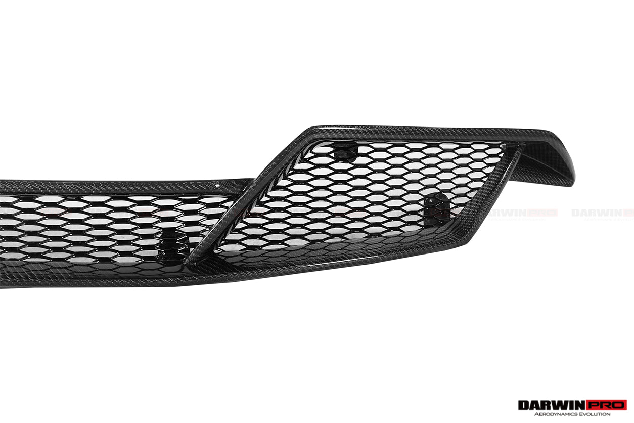 2015-2020 Lamborghini Huracan LP580 OE Style Carbon Rear Bumper Grill - DarwinPRO Aerodynamics
