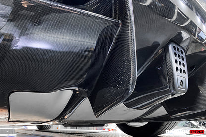 2015-2020 Ferrari 488 GTB Pista Style Rear Bumper & Wing - DarwinPRO Aerodynamics