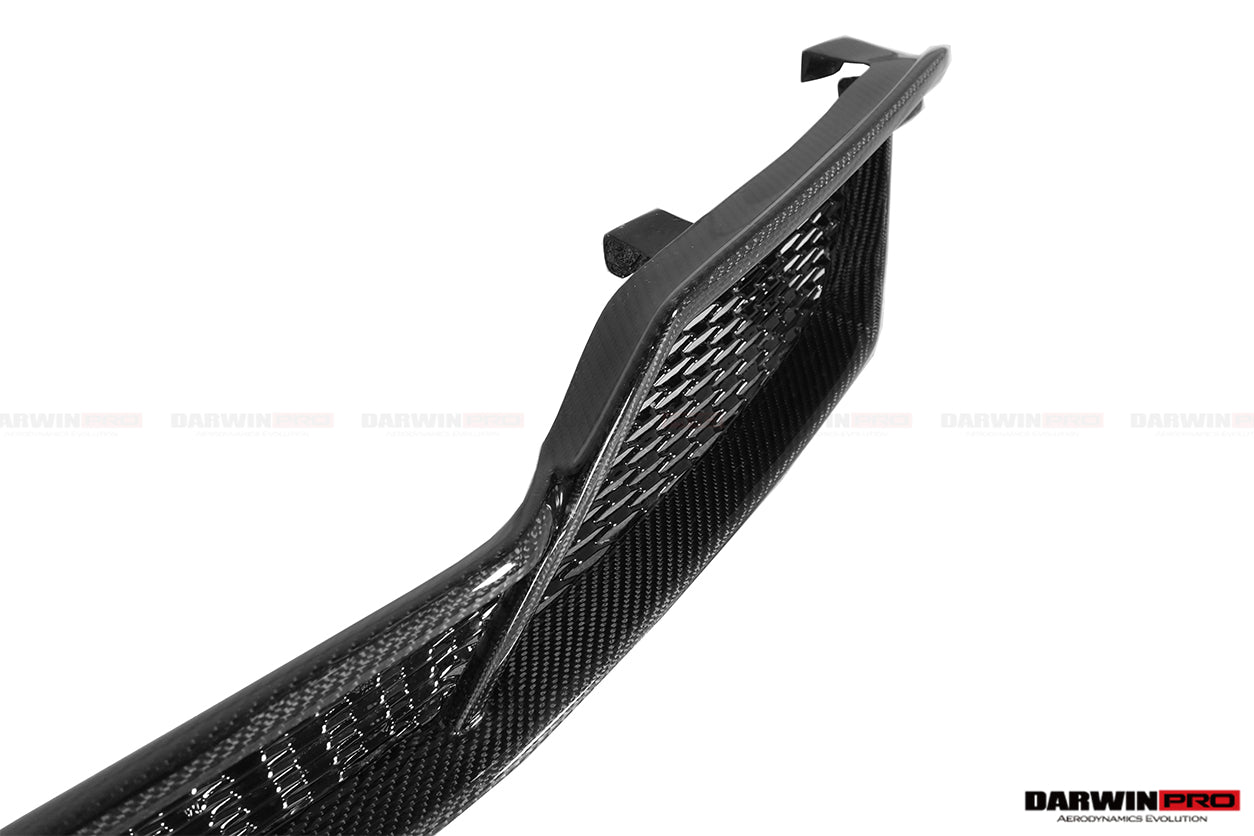 2015-2020 Lamborghini Huracan LP580 OE Style Carbon Rear Bumper Grill - DarwinPRO Aerodynamics