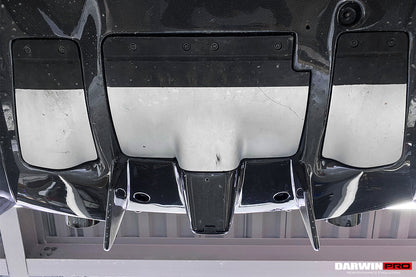 2015-2020 Ferrari 488 GTB Pista Style Rear Bumper & Wing - DarwinPRO Aerodynamics